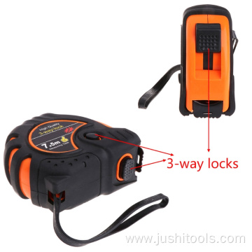 3 Way Lock Metric Rubber Measuring Tape Rule